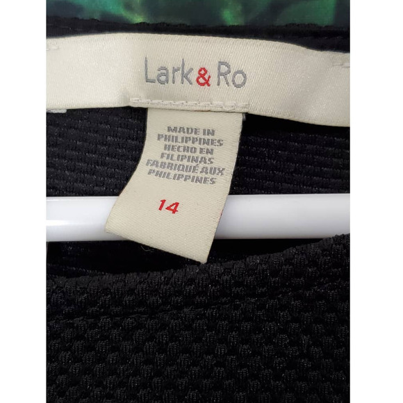 NWOT Lark and Ro Women's Cap Sleeve Dense Knit Dress - Size 14 - Picture 7 of 7